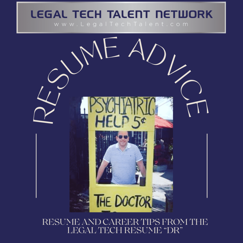Should You Seek Professional Help for Your Legal Tech Resume?